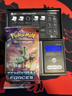 22.90g HEAVY - Pokemon TCG S&V Temporal Forces Booster Pack Sealed / Semi GoDU - Image 1