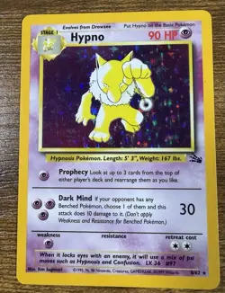 Vintage Holo Rare Pokemon Card Lot WOTC 1999 Base Set, Fossil Jungle LP - Image 2