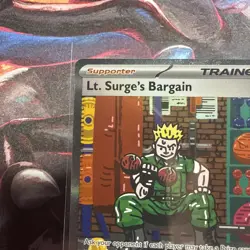 Pokemon Lt. Surge's Bargain Holo Sir 185/132 Me01: Mega Evolution - Image 3