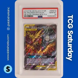 2016 POKEMON SM BLACK STAR PROMO #SM210 MOLTRES ZAPDOS ARTICUNO TAG TEAM PSA 10 - Image 1