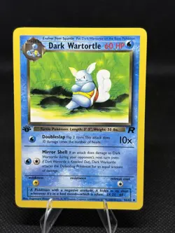 Pokemon TCG - Dark Wartortle 46/82 - Team Rocket - 1st Edition NM NEVER PLAYED - Image 1