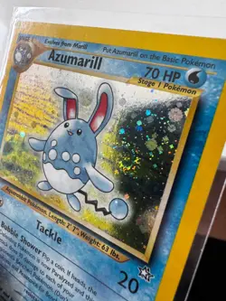 Pokemon TCG: Azumarill 1st Edition - 2/111 Neo Genesis - MINT WITH SWIRL 🌀🌀 - Image 2
