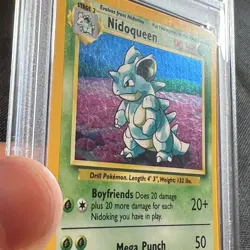 Nidoqueen Holo # 7 No Symbol Error Jungle 1999 Pokemon PSA 6 🍃 - Image 3