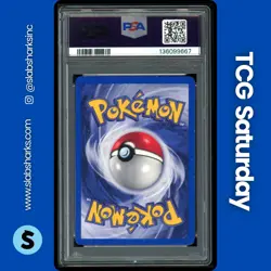 2000 POKEMON GYM HEROES #9/132 MISTY'S SEADRA HOLO RARE PSA 7 - Image 2