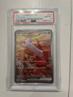 Pokemon TCG Latias EX Surging Sparks Scarlet & Violet PSA 10 - Image 1