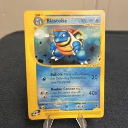 2002 Pokemon TCG - Blastoise 36/165 Expedition Base Set Non-Holo LP - Image 2