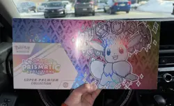 Pokemon Scarlet & Violet Prismatic Evolutions Eevee Super-Premium Collection Box - Image 1