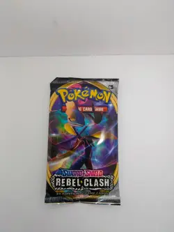 Pokemon TCG Rebel Clash Booster Pack Sword and Shield NEW SEALED x1 820650806810 - Image 1