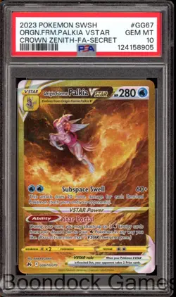 Pokemon PSA 10 Origin Forme Palkia Vstar GG67 Crown Zenith - Image 1