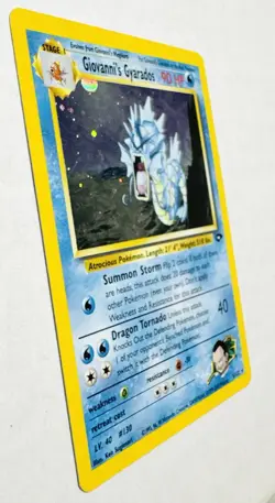 2000 Pokemon Gym Challenge 5/132 Giovanni’s Gyarados Holo Rare NM !! - Image 2
