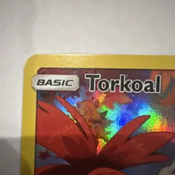 Pokemon TCG Torkoal 237/236 Secret Rare Full Art Holo Sm-Cosmic Eclipse 2019 - Image 3