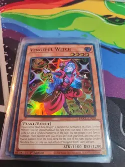 x1 Vengeful Witch - DOOD-EN004 - Super Rare - 1st Edition Yu-Gi-Oh! M/NM - Image 1