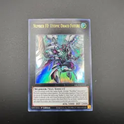 Yugioh! Number F0: Utopic Draco Future KICO-EN013 Ultra Rare 1st Edition NM - Image 1