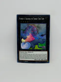 Yugioh Number 41: Bagooska the Terribly Tired Tapir CIBR-EN097 SUPER RARE 1st NM - Image 1
