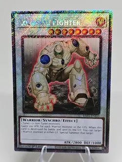 Yugioh! Colossal Fighter RA03-EN200 Platinum Secret Rare 1st Ed - Image 1