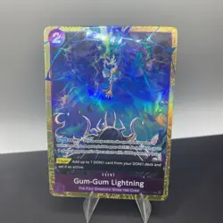 Gum-Gum Lightning OP09-077 English Foil One Piece Premium Best Selection Vol 4 - Image 1