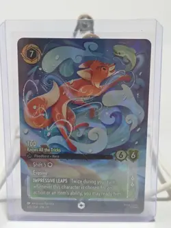 Lorcana Tod Knows All The Tricks Winterspell Enchanted 230/204 Pack Fresh - Image 1