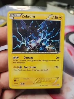 Zekrom - BW24 - Black&White Promo - Holo Pokemon Card - Throwback Card - Image 1