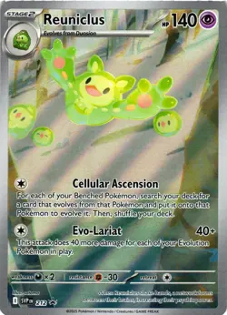 Pokemon TCG Reuniclus 212 Sv: Scarlet & Violet Promo Cards Holo NM - Image 1