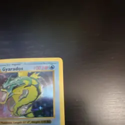 Pokemon Gyarados 100 HP Holo Base Set Rare 6/102 1999 TCG Card - Image 3