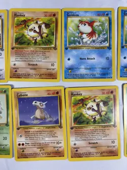 Pokemon Cards 1st Edition Lot Of 10 Cards Vintage Jungle Edition No Reserve - Image 3