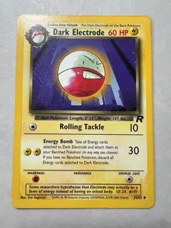 [2000] Pokemon Card TCG | Dark Electrode #34/82 Team Rocket |. - Image 1