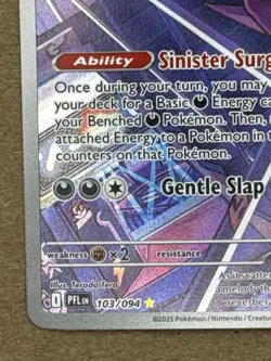 Pokemon TCG Toxtricity Card 103/094 Phantasmal Flames English Holo - Image 4
