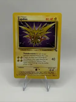 Pokemon TCG Zapdos 30/62 Fossil Vintage Regular Rare Card - Image 2