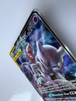 Pokemon Mewtwo & Mew GX SM191 Promo TAG TEAM Holo Card English - Image 2