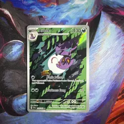 Pokemon TCG Arbok Card Temporal Forces Holo Illustration Rare Full Art 176/162 - Image 3