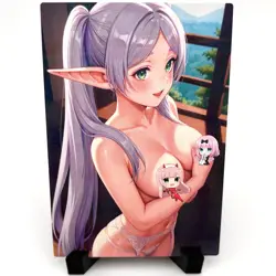 Frieren: Beyond Journey's End Sexy Anime Waifu Girl Lewd Goddess Story Art Card - Image 1