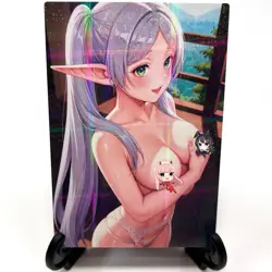 Frieren: Beyond Journey's End Sexy Anime Waifu Girl Lewd Goddess Story Art Card - Image 2