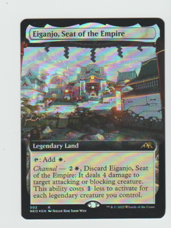 Eiganjo, Seat of the Empire (Extended Art) Kamigawa: Neon Dynasty Foil - Image 1
