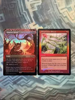 Rainbow Foil Auntie's Hovel NM SLD & Foil Brightstone Ritual EX/LP- Onslaught - Image 1