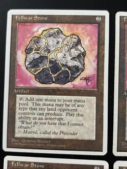 4x Fellwar Stone MTG Core Set 4th Edition Magic The Gathering LP - Image 2