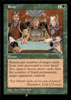 Reap LP Light Play Tempest MTG [8055] - Image 1