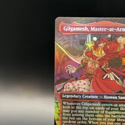 MTG🔥 Gilgamesh, Master-at-Arms ( FOIL Borderless ) Final Fantasy NEAR MINT🔥 - Image 3