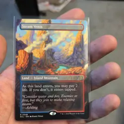 Steam Vents MINT Borderless 348 Lorwyn Eclipsed ECL MTG Rare Land Unplayed M/NM - Image 1