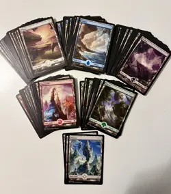 Magic The Gathering 100+ Full Art Zendikar Lands Lot. MP-LP-NM - Image 1