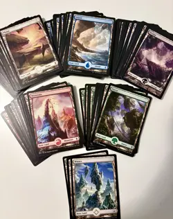 Magic The Gathering 100+ Full Art Zendikar Lands Lot. MP-LP-NM - Image 2