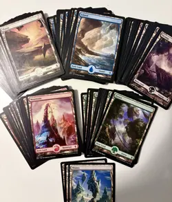 Magic The Gathering 100+ Full Art Zendikar Lands Lot. MP-LP-NM - Image 3