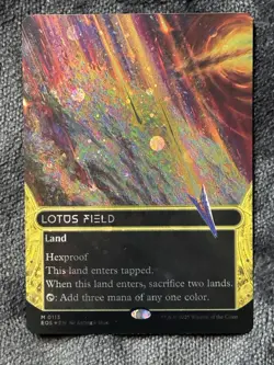 LOTUS FIELD #113 Borderless Galaxy Foil - Edge of Eternities - MTG Magic - Image 1