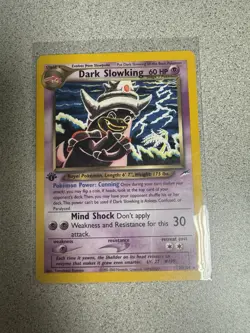 Dark Slowking 20/105 1st Edition Neo Destiny Rare Pokemon Card - Image 1