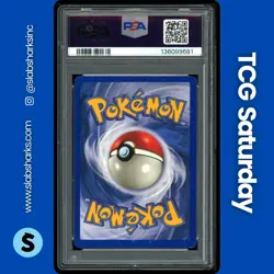 1999 POKEMON JUNGLE #12/64 VAPOREON HOLO RAREPSA 7 - Image 2