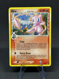Mew Delta Species 3/17 Pop Series 5 Holo MP/HP Pokemon TCG Regular Back - Image 1