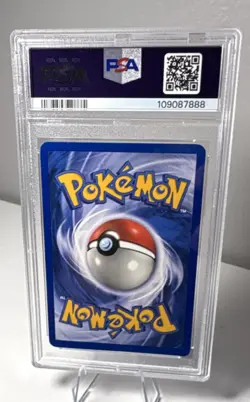 Pokemon TCG 2000 Gym Heroes Rocket's Snorlax #33 1st Edition Rare PSA 8 English - Image 2