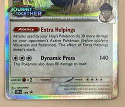 Hop’s Snorlax 184/SV-P – Scarlet & Violet Promo Stamped Holo - NM - 2025 Pokemon - Image 4