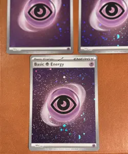 Holo Psychic Energy 3x - Pokemon TCG 151 - Galaxy Cosmo Foil Variant - Image 2