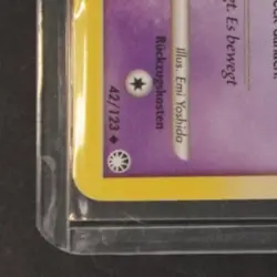 2007 POKEMON GERMAN D&P MYST. TREASURES HOLIDAY CALENDAR PROMO #42/123 CHINGLING - Image 4