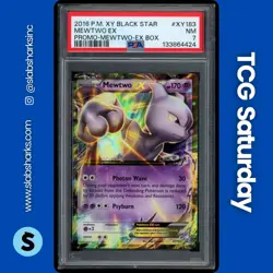 2013 POKEMON XY PROMOS #XY183 MEWTWO EX PSA 7 - Image 1